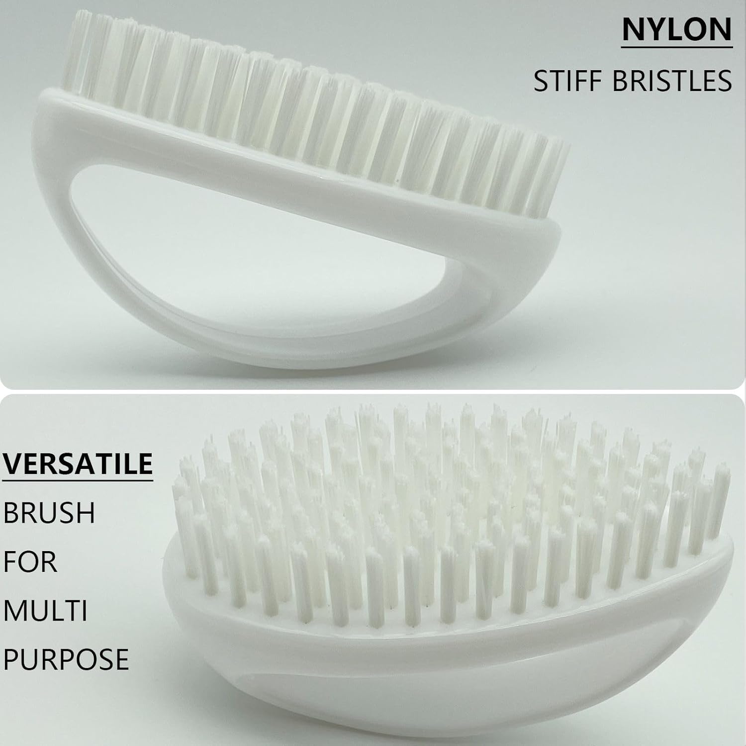 Scrub Brush for Cleaning Scrubbing Heavy Duty Stiff Nylon Bristles Cleaning Brush Multi-Purpose