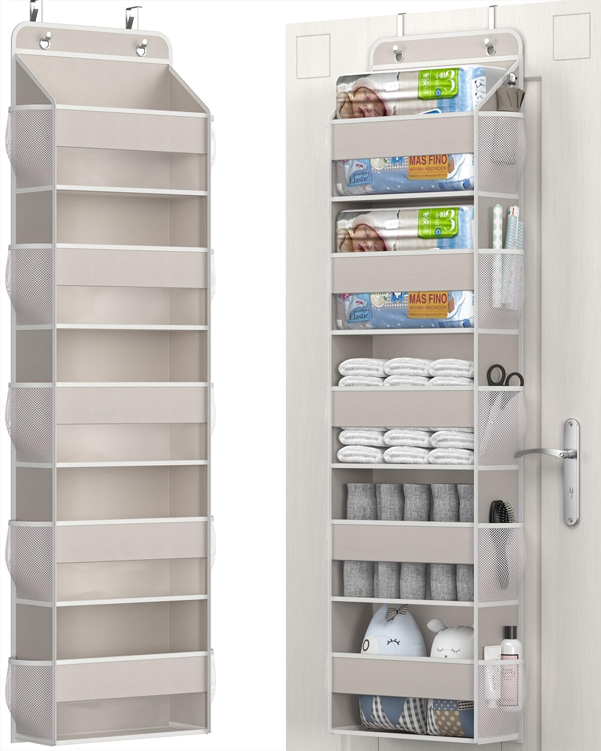 Over The Door Storage Organizer, RV Bathroom Organizer, Over The Door Organizer Camper Storage and