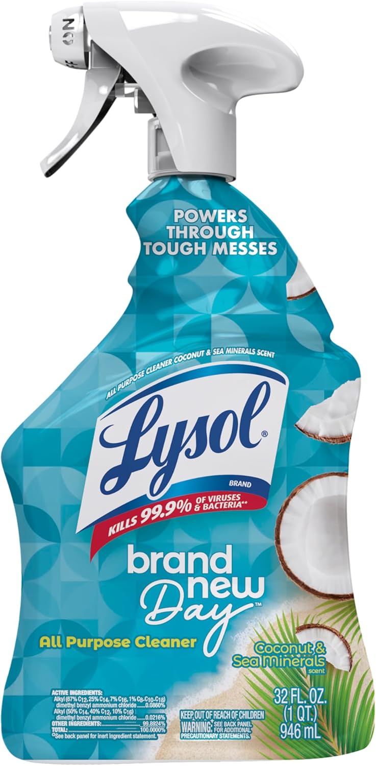 Lysol All Purpose Cleaner Spray, Multi-Purpose Disinfecting Spray, Kitchen & Bathroom Cleaner