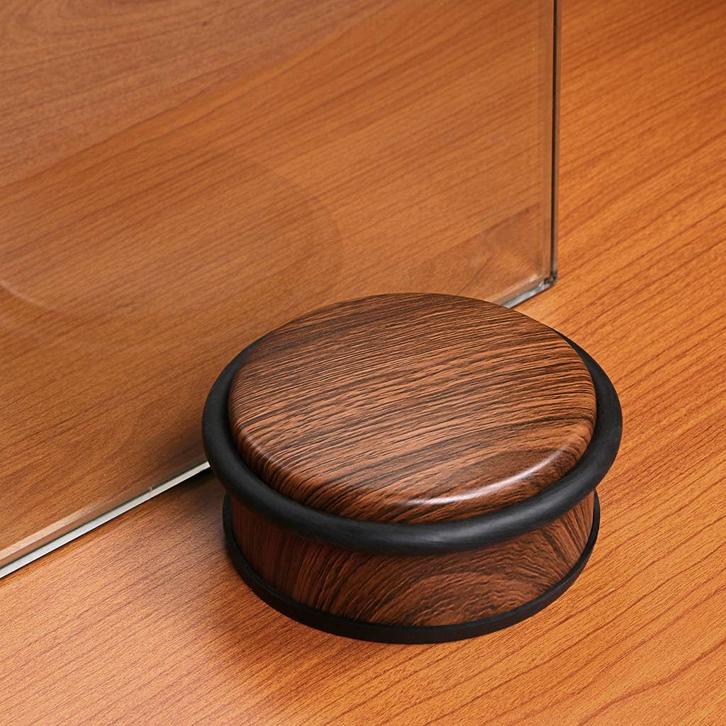 Sumnacon Heavy Duty No Drill Floor Door Stopper - Durability Stainless Steel Door Stops with