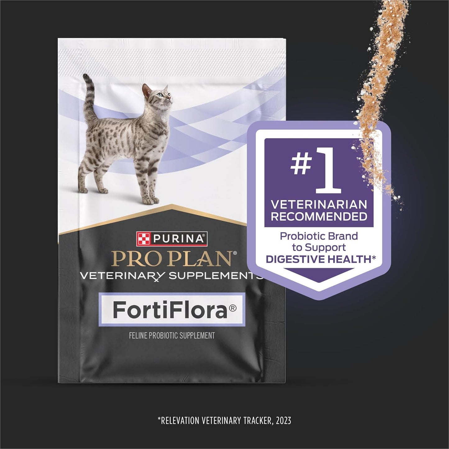 Purina Pro Plan Veterinary Supplements FortiFlora Cat Probiotic Supplement for Cats with Diarrhea