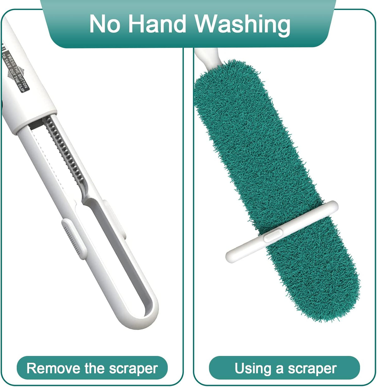 Microfiber Duster, Feather Duster, Dusters for Cleaning, Washable Dusters with Reusable Microfiber