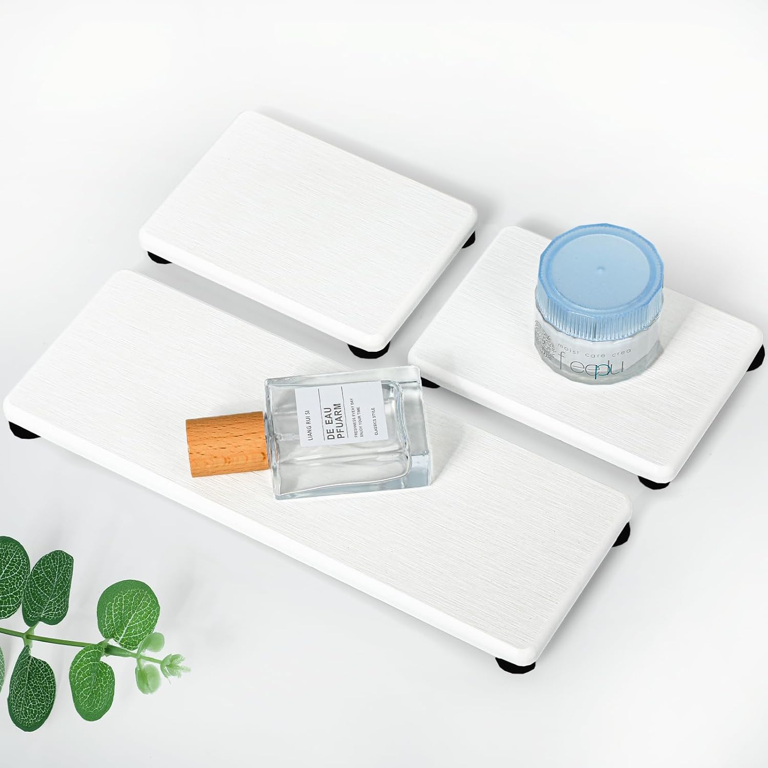 3PCS Stone Drying Tray, Water Absorbing Stone Tray for Sink, Stones Soap Trays, Fast Dry Diatomite