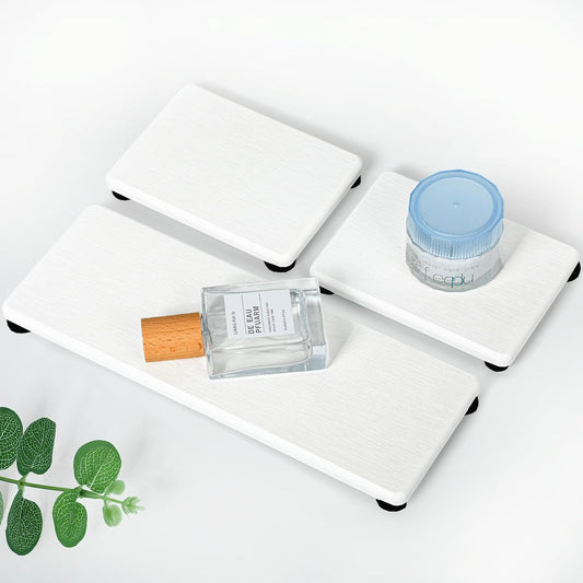3PCS Stone Drying Tray, Water Absorbing Stone Tray for Sink, Stones Soap Trays, Fast Dry Diatomite