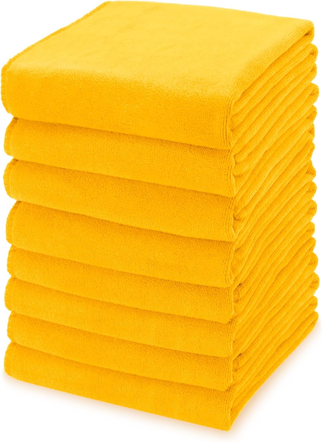 kimteny 13x28 Inches Kitchen Cloth Dish Towels, 400 GSM Premium Dishcloths, Super Absorbent Coral