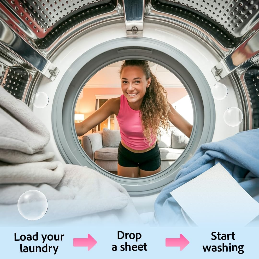 Laundry Detergent Sheets | Clothes Detergent Laundry Soap Sheets for Travel - Mess-Free, Ultra