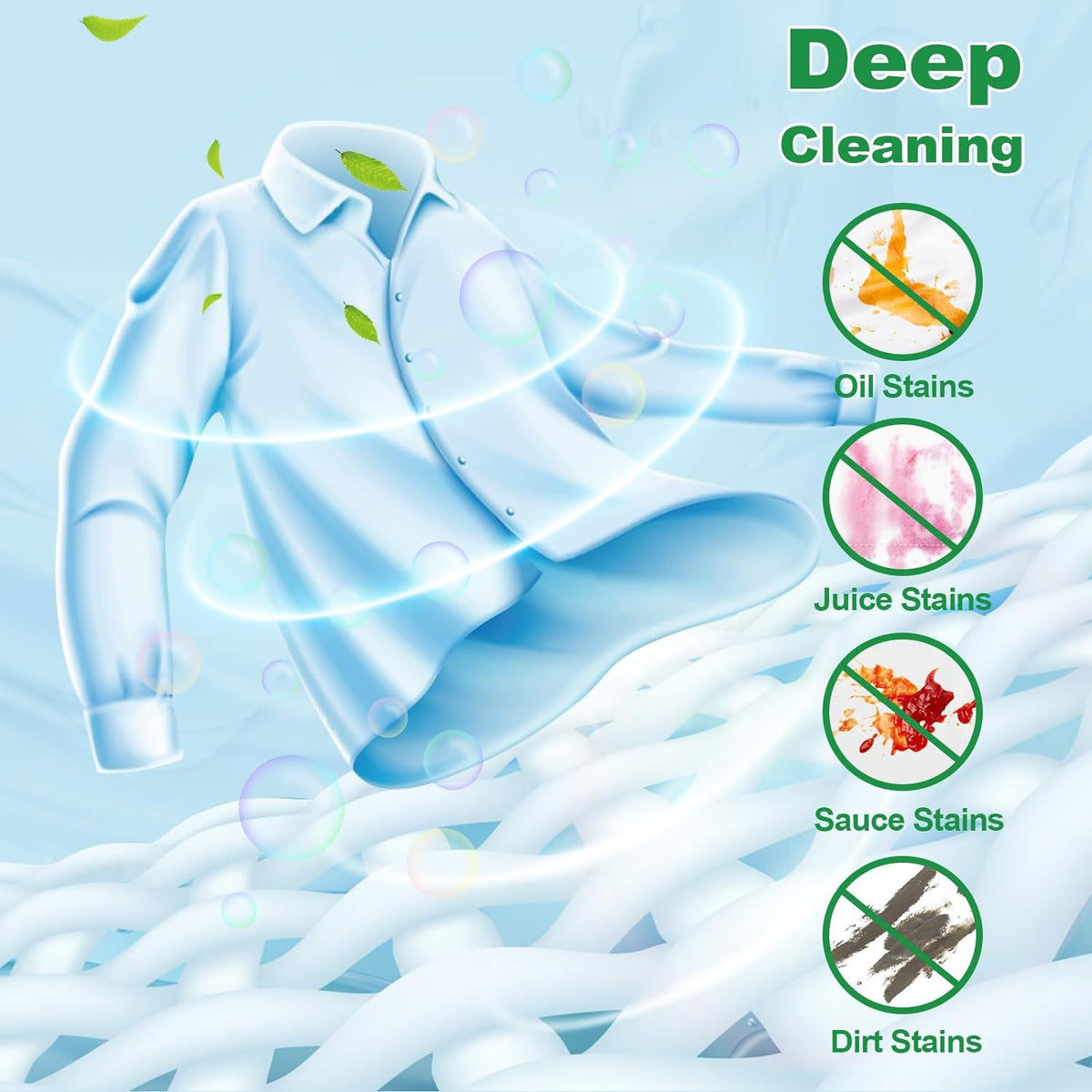 Laundry Detergent Sheet, Eco-Friendly & Hypoallergenic Wash Strips, Natural Ingredients