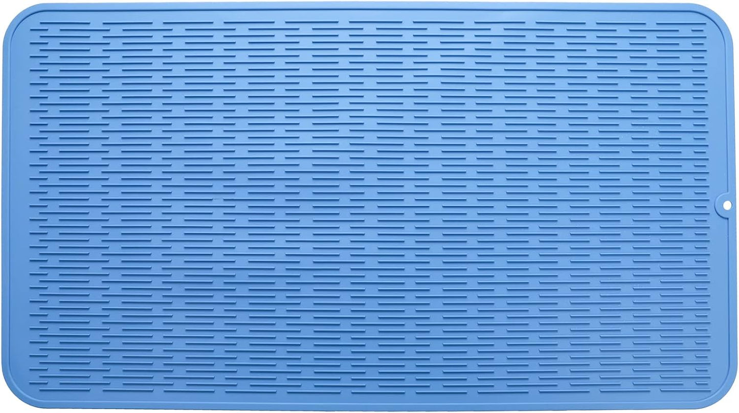 Silicone Dish Drying Mat for Multiple Usage,Easy clean,Eco-friendly,Heat-resistant Silicone Mat for