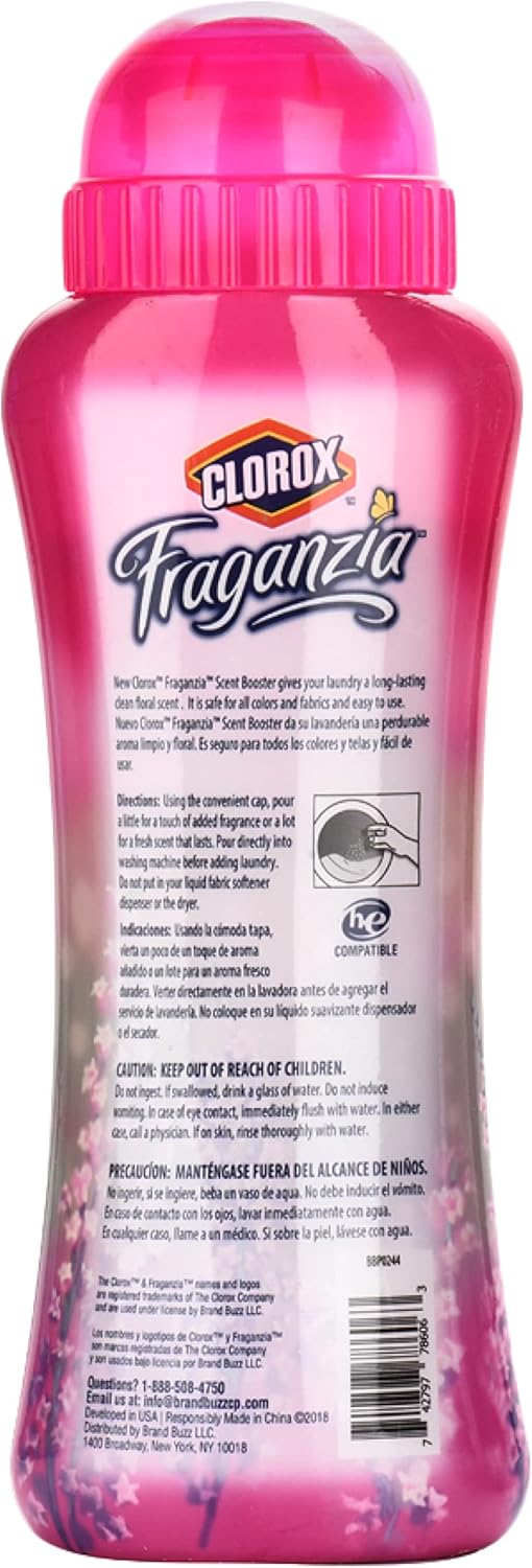 Clorox Fraganzia Laundry Scent Booster Crystals in Spring Scent - Scented In-Wash Freshener Beads