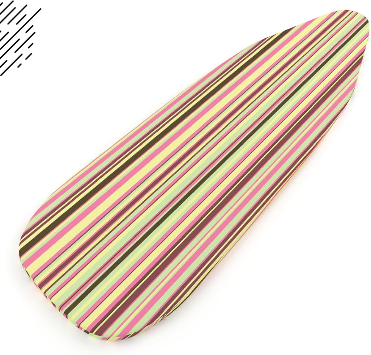 Encasa XO Ironing Board Cover and Pad - Thick 4mm Felt, Heat & Scorch-Resistant, Fits Medium Boards