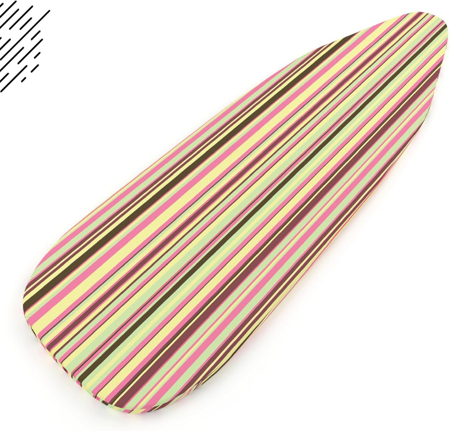 Encasa XO Ironing Board Cover and Pad - Thick 4mm Felt, Heat & Scorch-Resistant, Fits Medium Boards