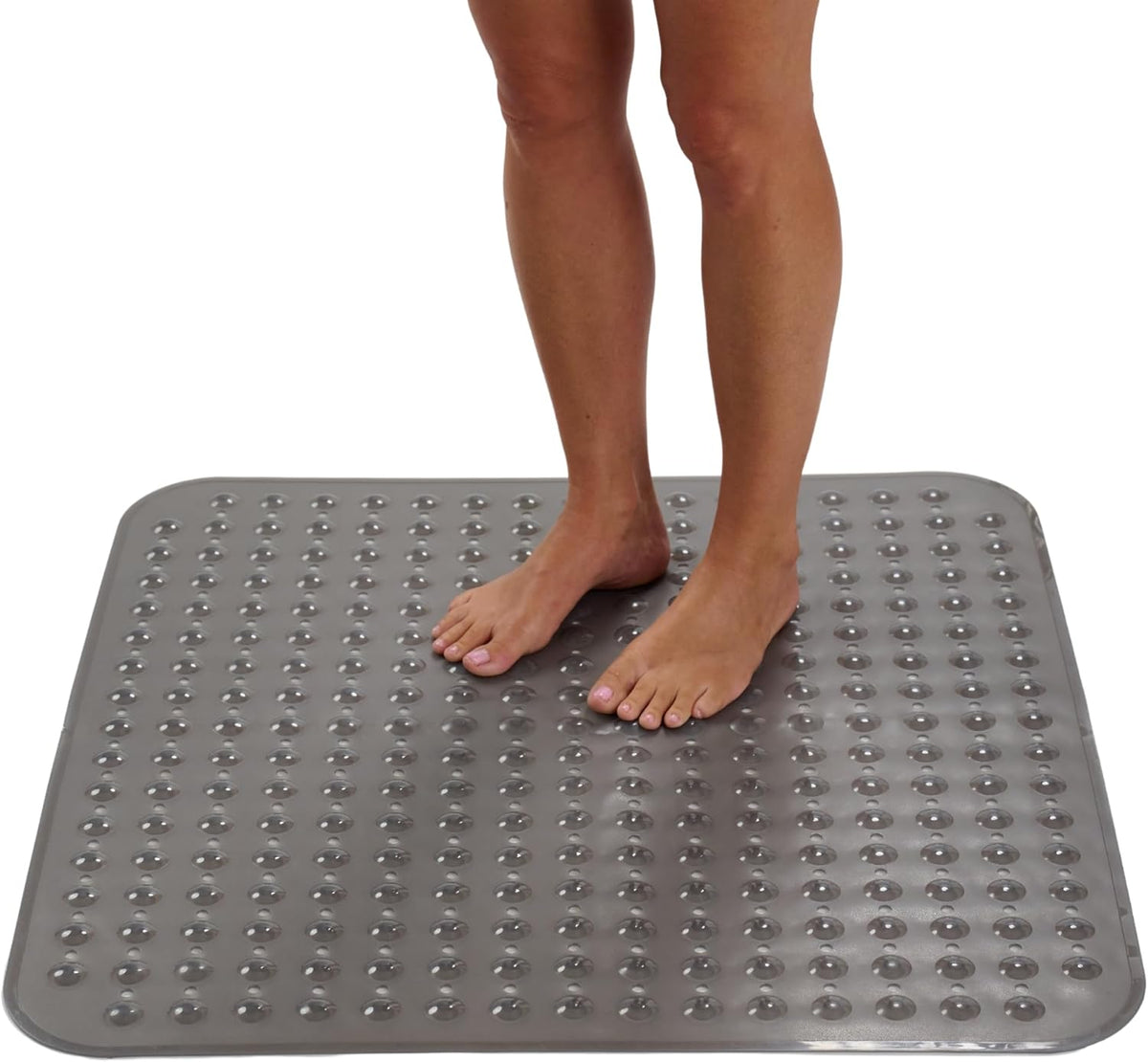 ENKOSI Extra Large Square Non Slip Shower Mat - 31 x 31-inch XL Bathroom Shower Mat - Square Shower
