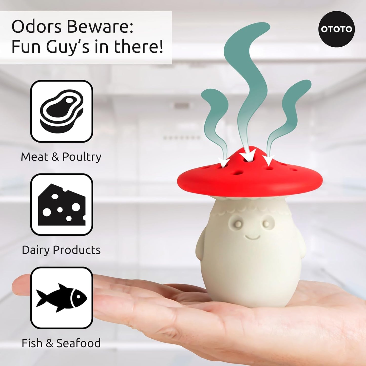 Fridge Deodorizer by OTOTO - Baking Soda Fridge, Refrigerator Deodorizer, Baking Soda Odor