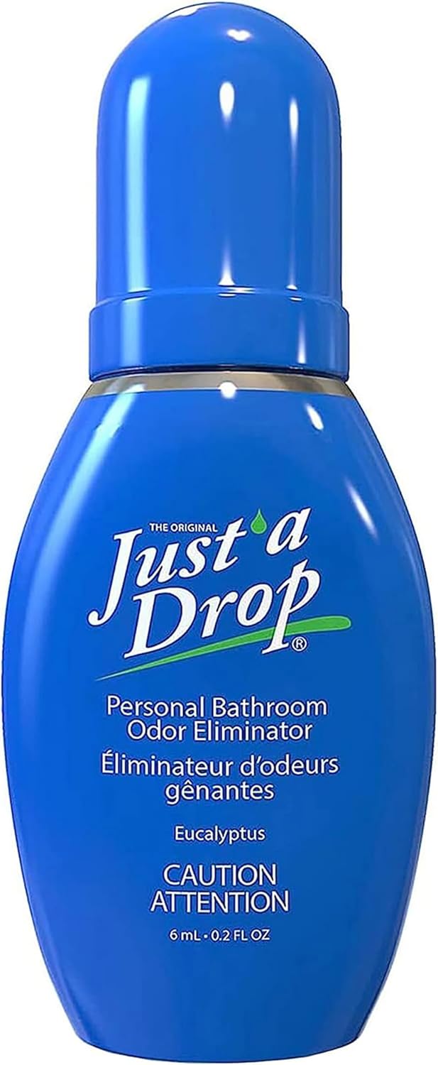 Prelam Just a Drop Odor Eliminator - Long-Lasting and Eco-Friendly Formula - Leaves Bathroom