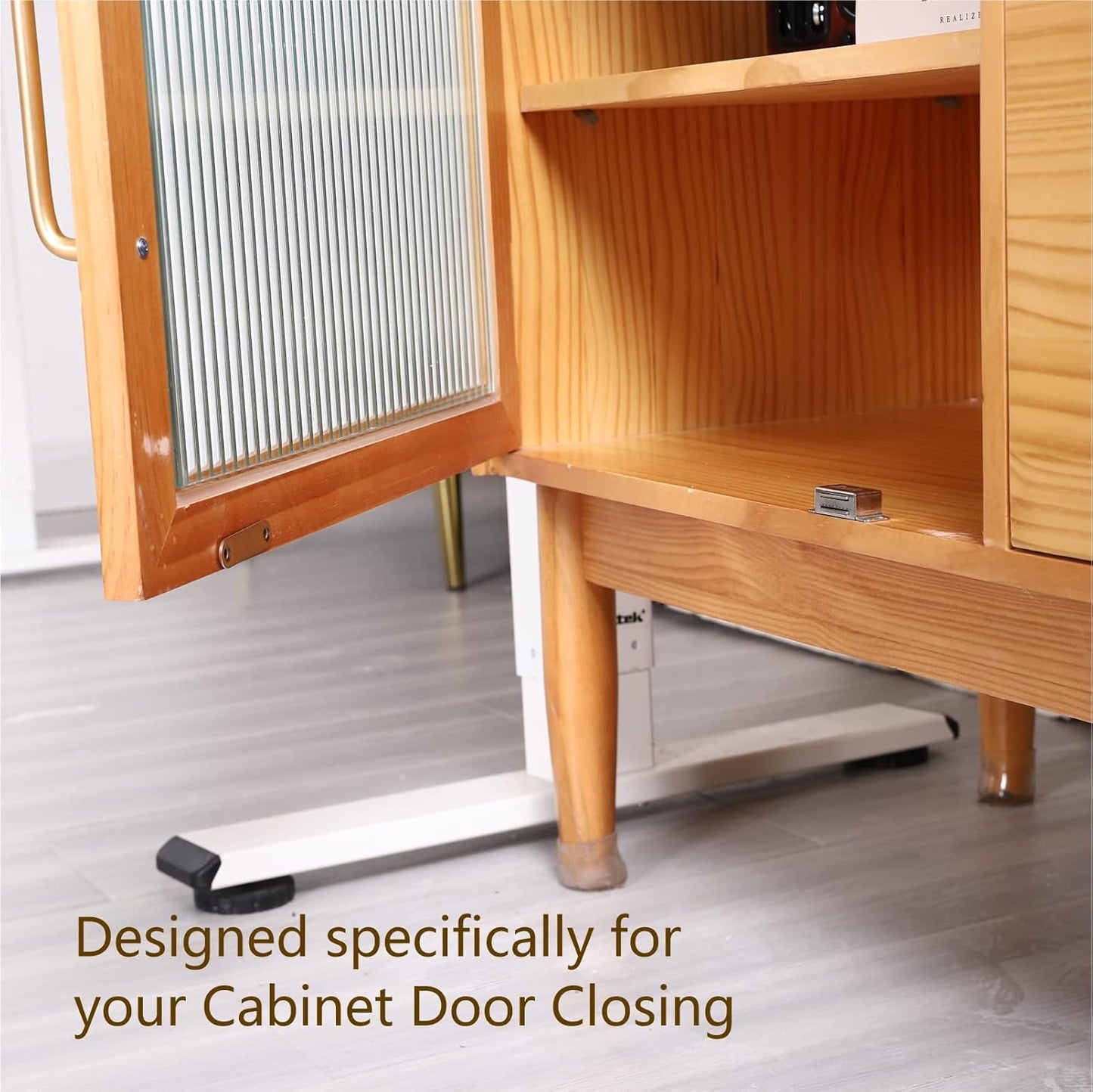 Mousike Cabinet Magnets Magnetic Door Catch Stainless Steel Door Magnet for Kitchen Bathroom