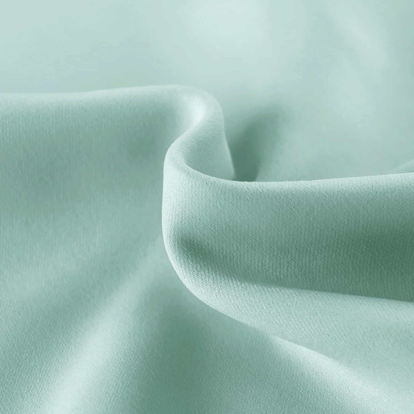 DWCN French Door Curtains – Rod Pocket Thermal Blackout Curtain for Doors with Glass Window