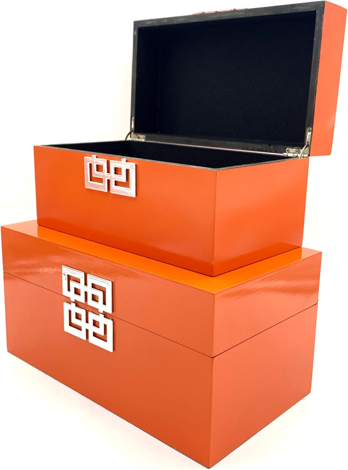 Galt International Storage Boxes - Large & Small Decorative Storage Box w/Hinged Lid - Classic