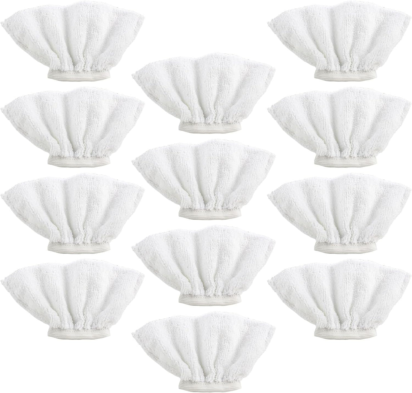 12 Pack Handheld Steam Cleaner Pads Replacement Bissell Steam Shot, Dupray, Comforday, PurSteam