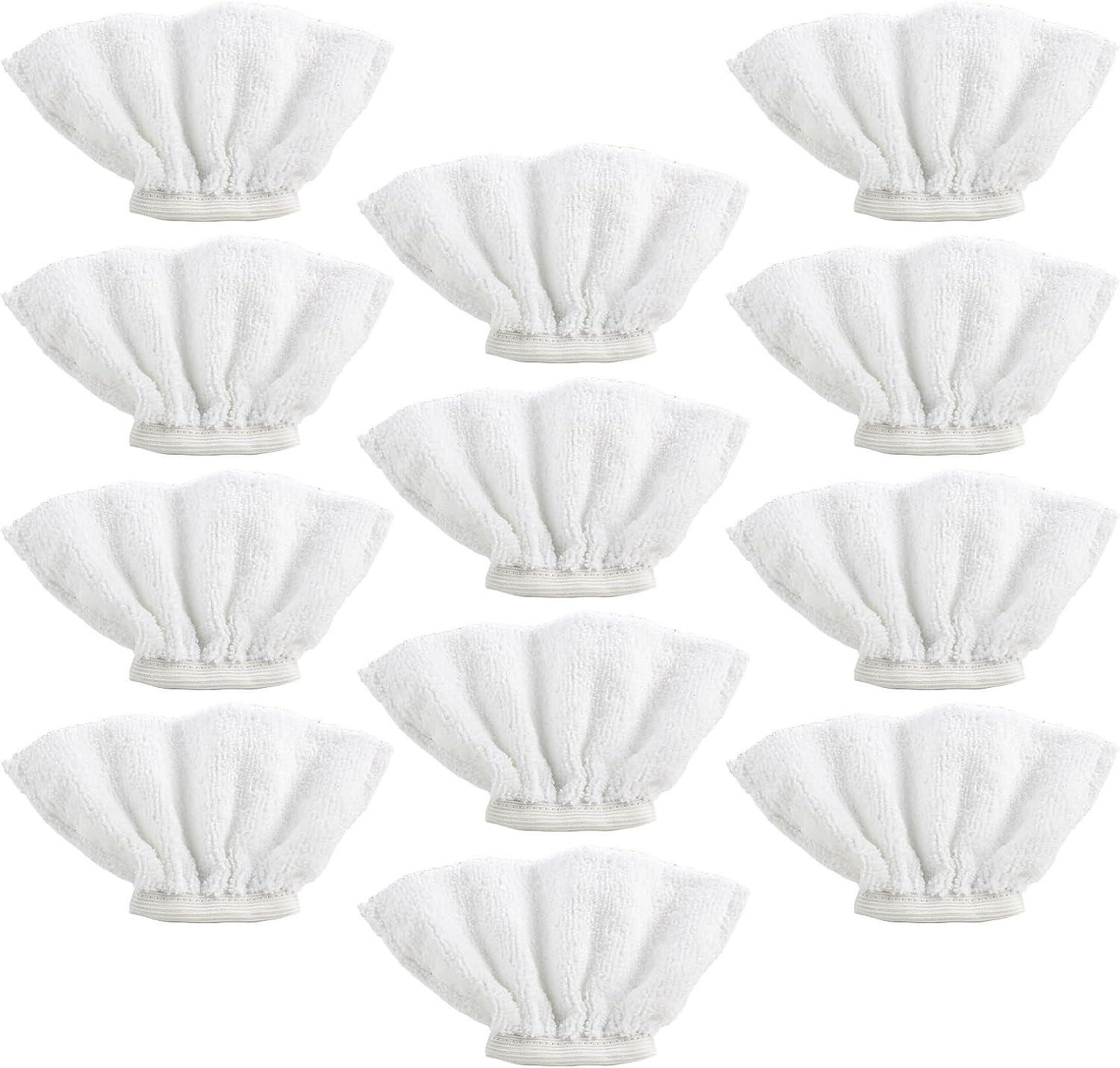 12 Pack Handheld Steam Cleaner Pads Replacement Bissell Steam Shot, Dupray, Comforday, PurSteam