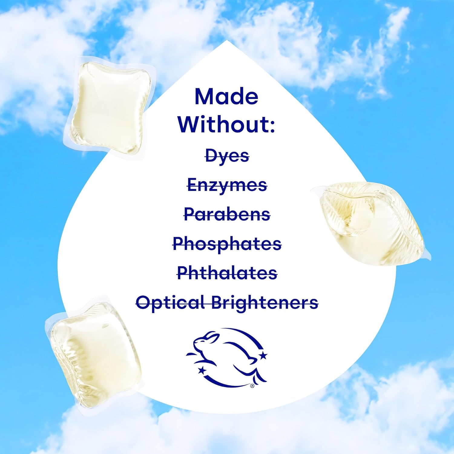 Dropps Sensitive Skin Laundry Detergent Pods, Crisp Breeze (160 Count) - Dermatologist Tested