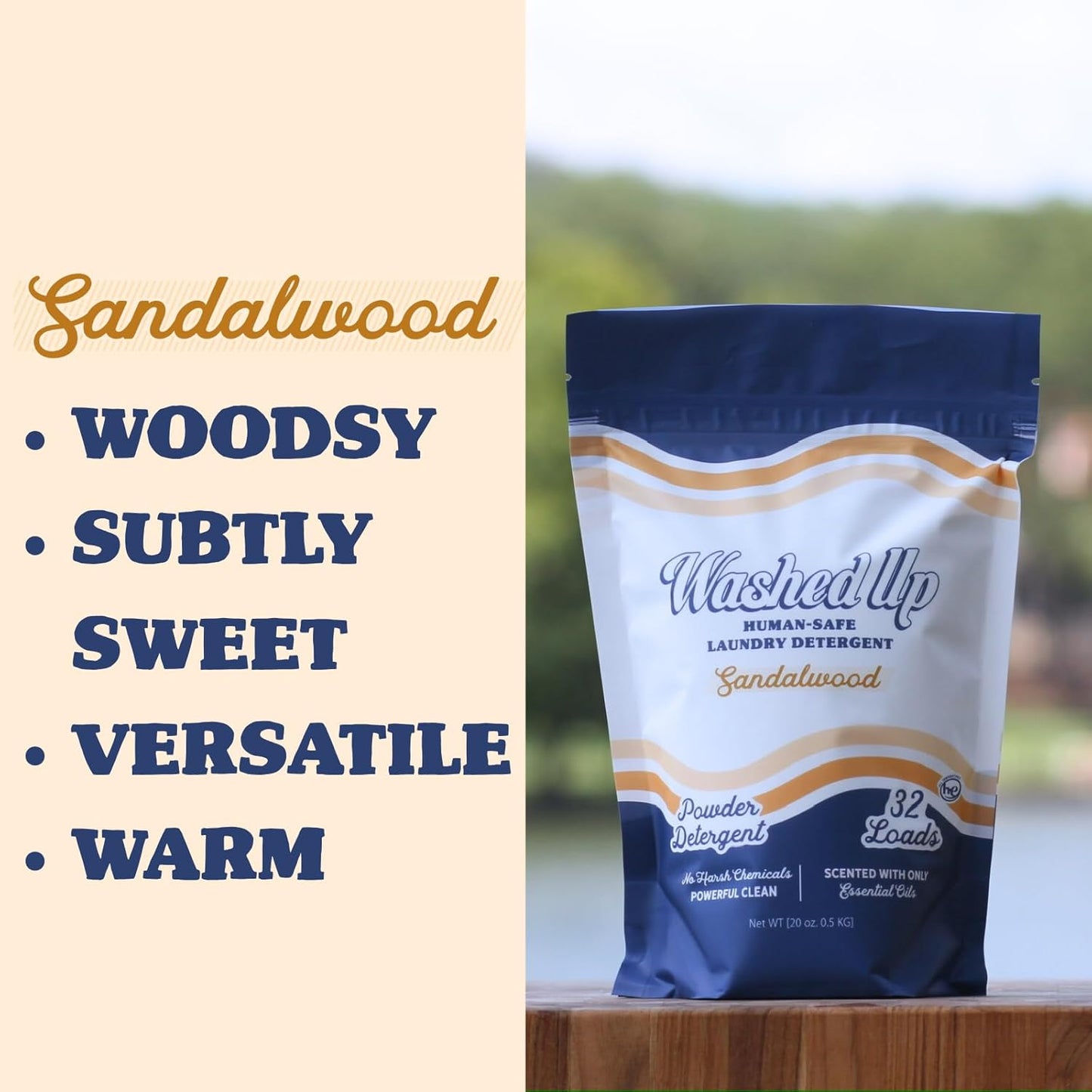 Laundry Detergent Powder | Safe for Sensitive Groups | Powerful Clean | Plant & Mineral-Based |