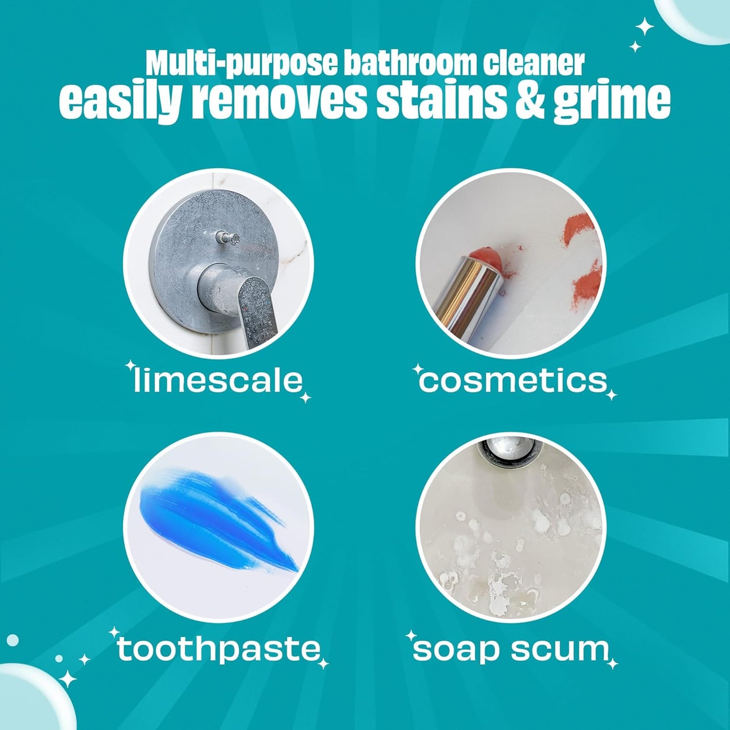 Scrubbing Bubbles Easy Clean Foaming Multipurpose Bathroom Cleaner Spray, Bottle Made from 100%