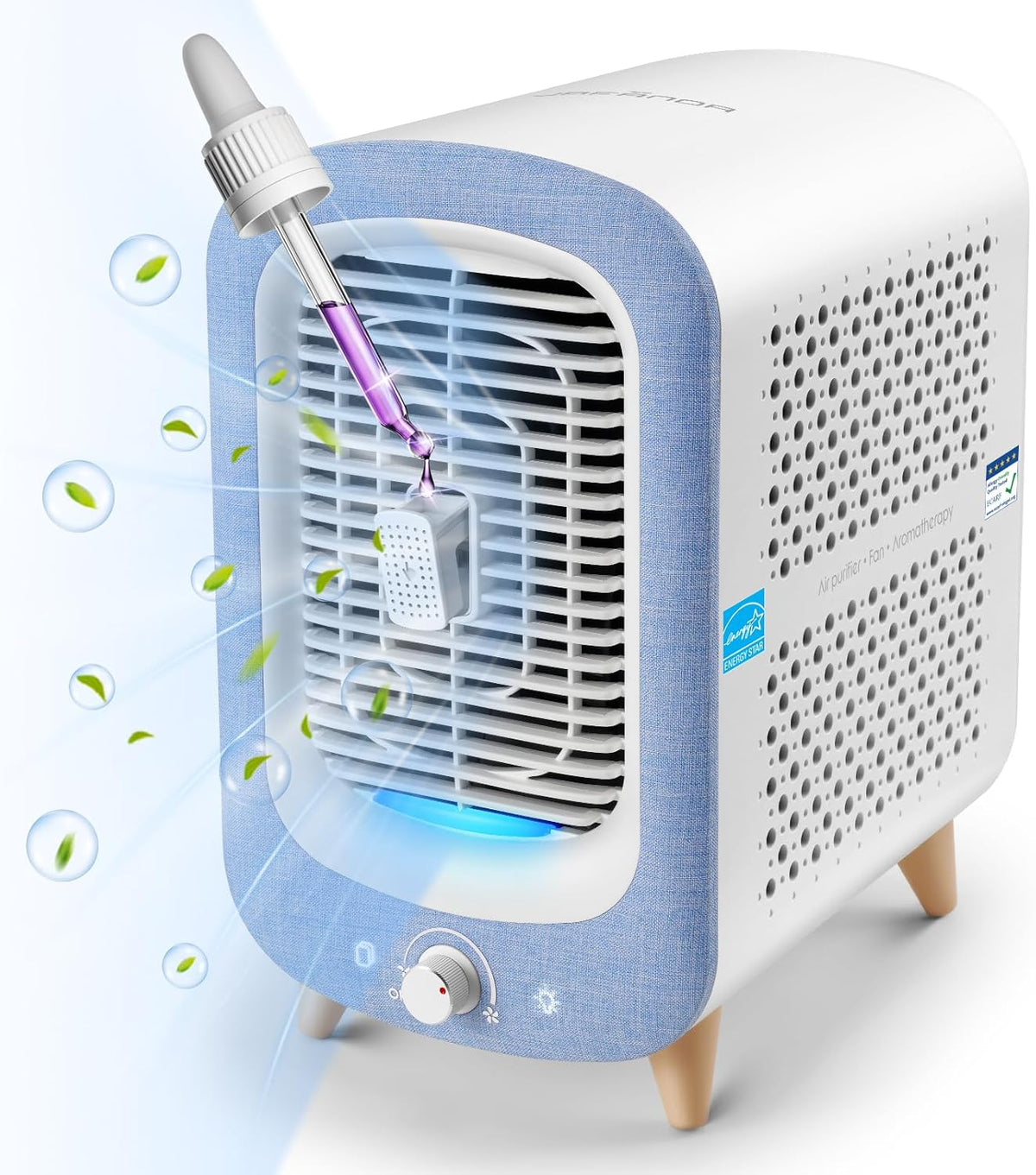 Jafanda Air Purifier for Home Bedroom 780sq ft, HEPA & Activated Carbon, Air Cleaner with Fragrance