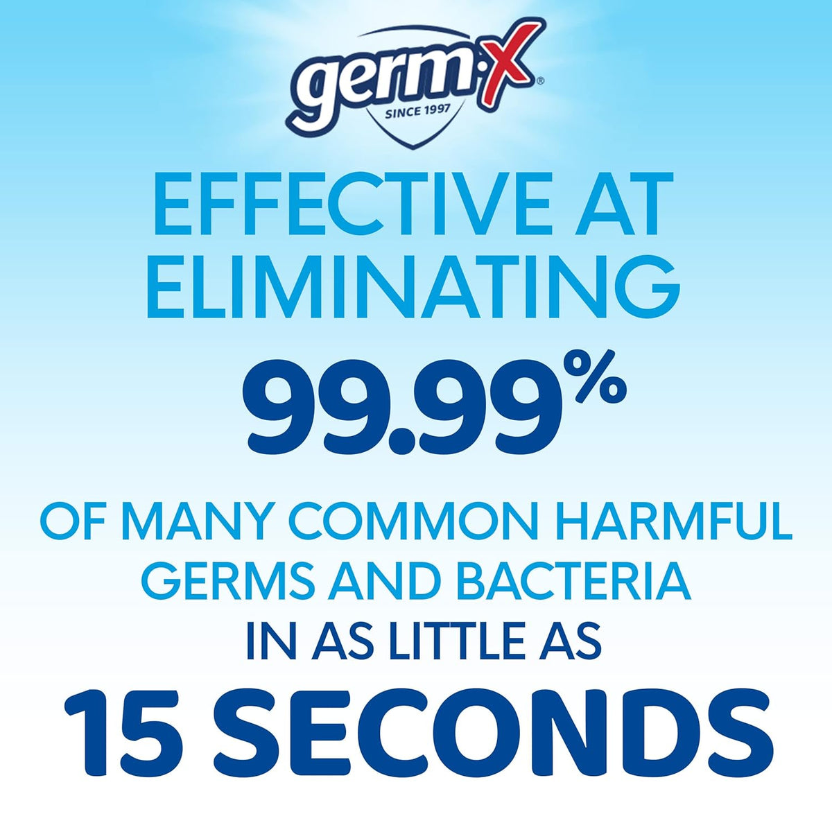 Germ-X Original Hand Sanitizer, Non-Drying Moisturizing Gel with Vitamin E, Instant and No Rinse