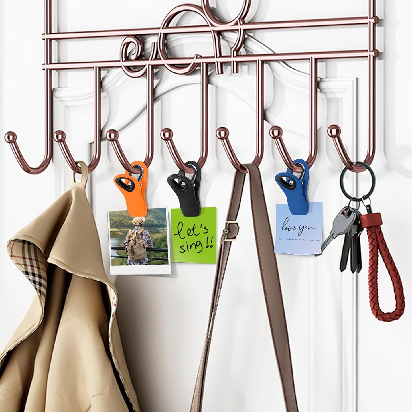 12 Pack Chip Clips, Colorful Magnetic Clip, Plastic Bag Clips with Airtight Seal Grip for Bread