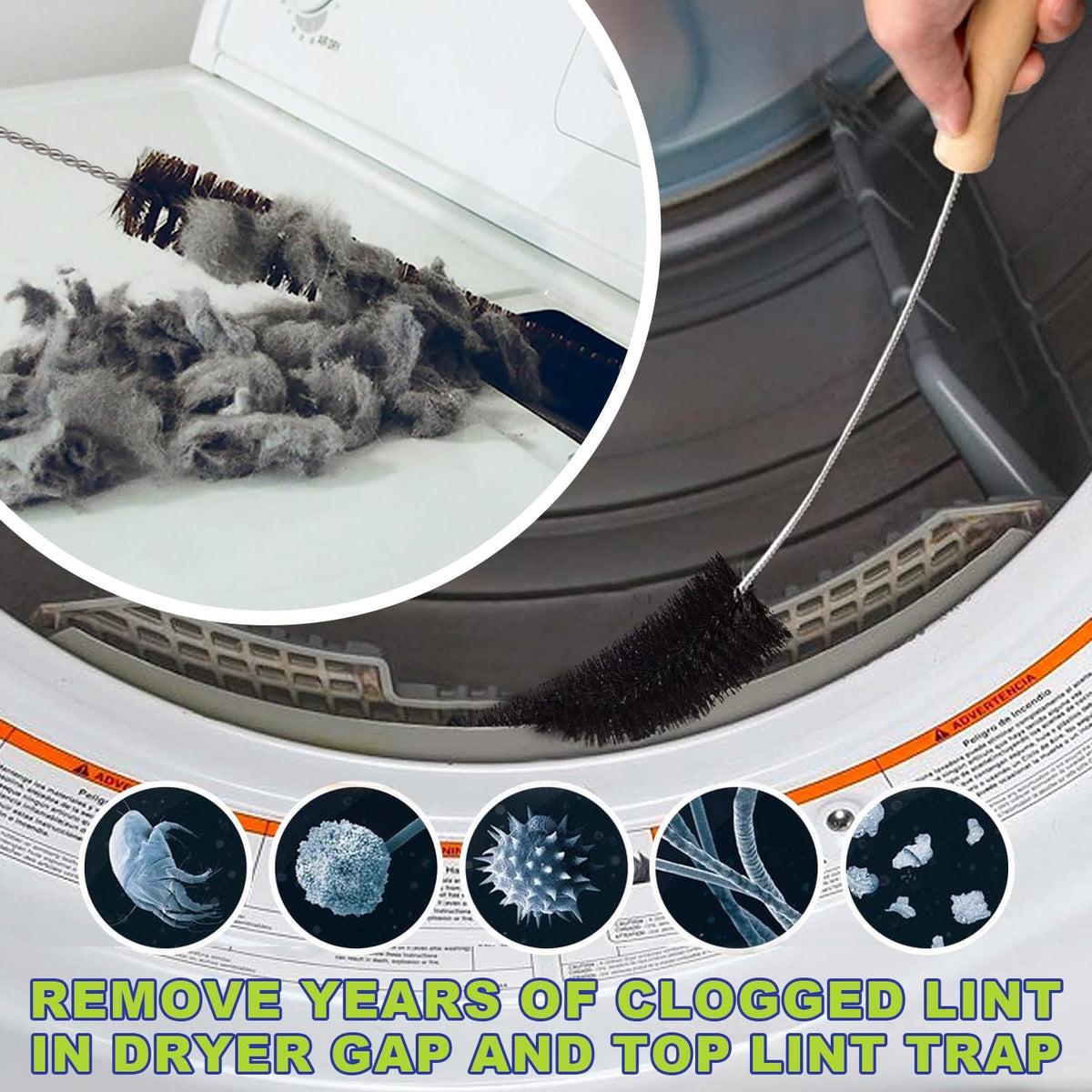 Sealegend Dryer Vent Cleaner Kit Dryer Lint Vacuum Attachment Lint Remover, Dryer Vent Vacuum Hose