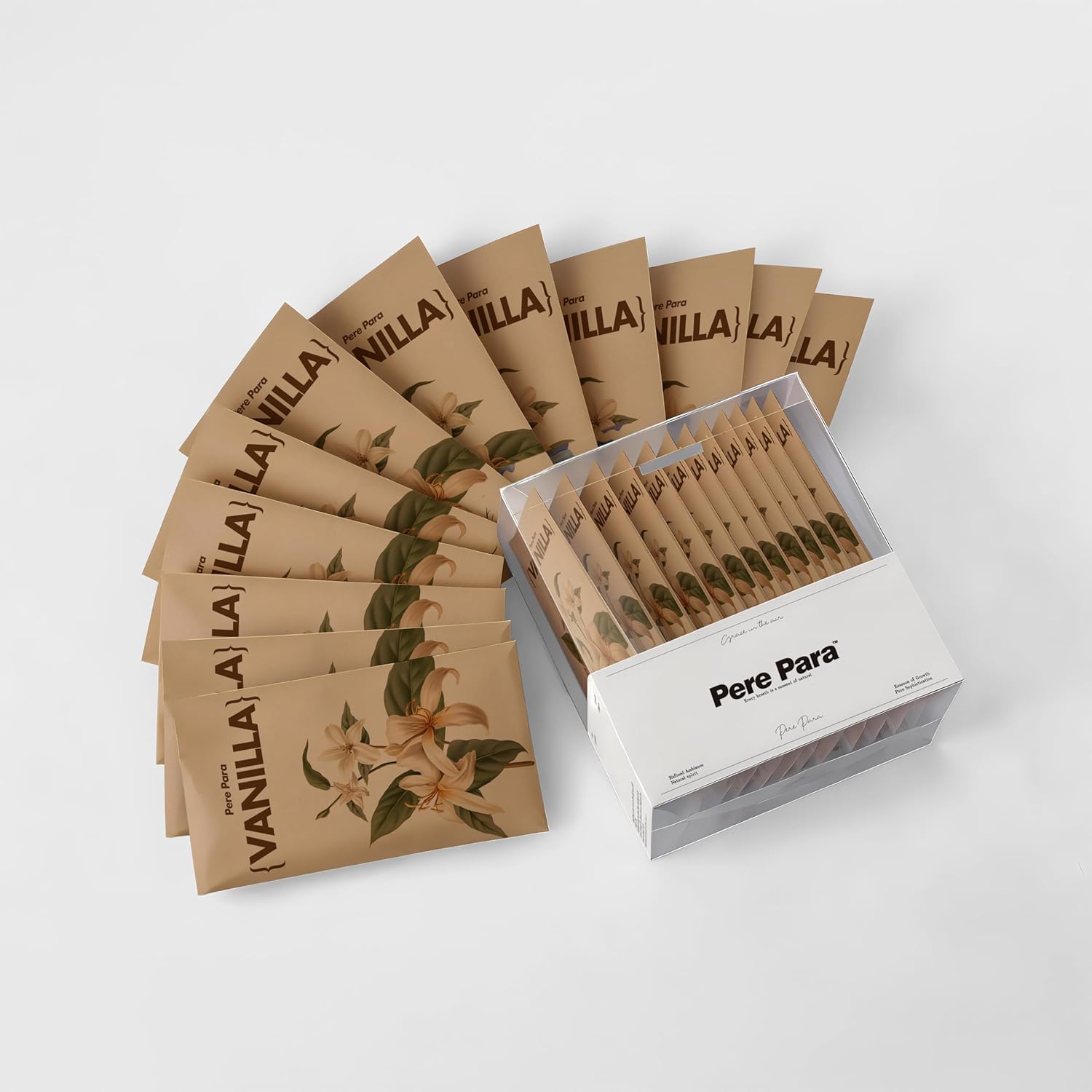 12 Packs Vanilla Walk in Closet Scent sachets, 【Deodorizer for Musty Odors】 Hanging Paper air