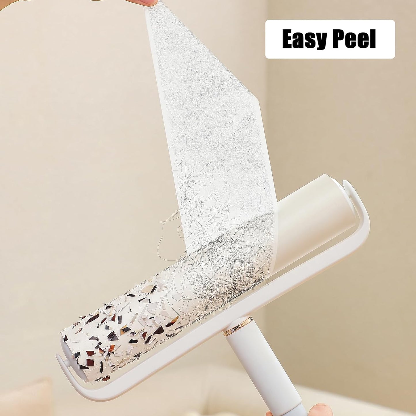 6 Pack 9.45 inch Lint Roller Refill Extra Sticky 9.4-9.5 inch Wide Large Lint Roller Refills for