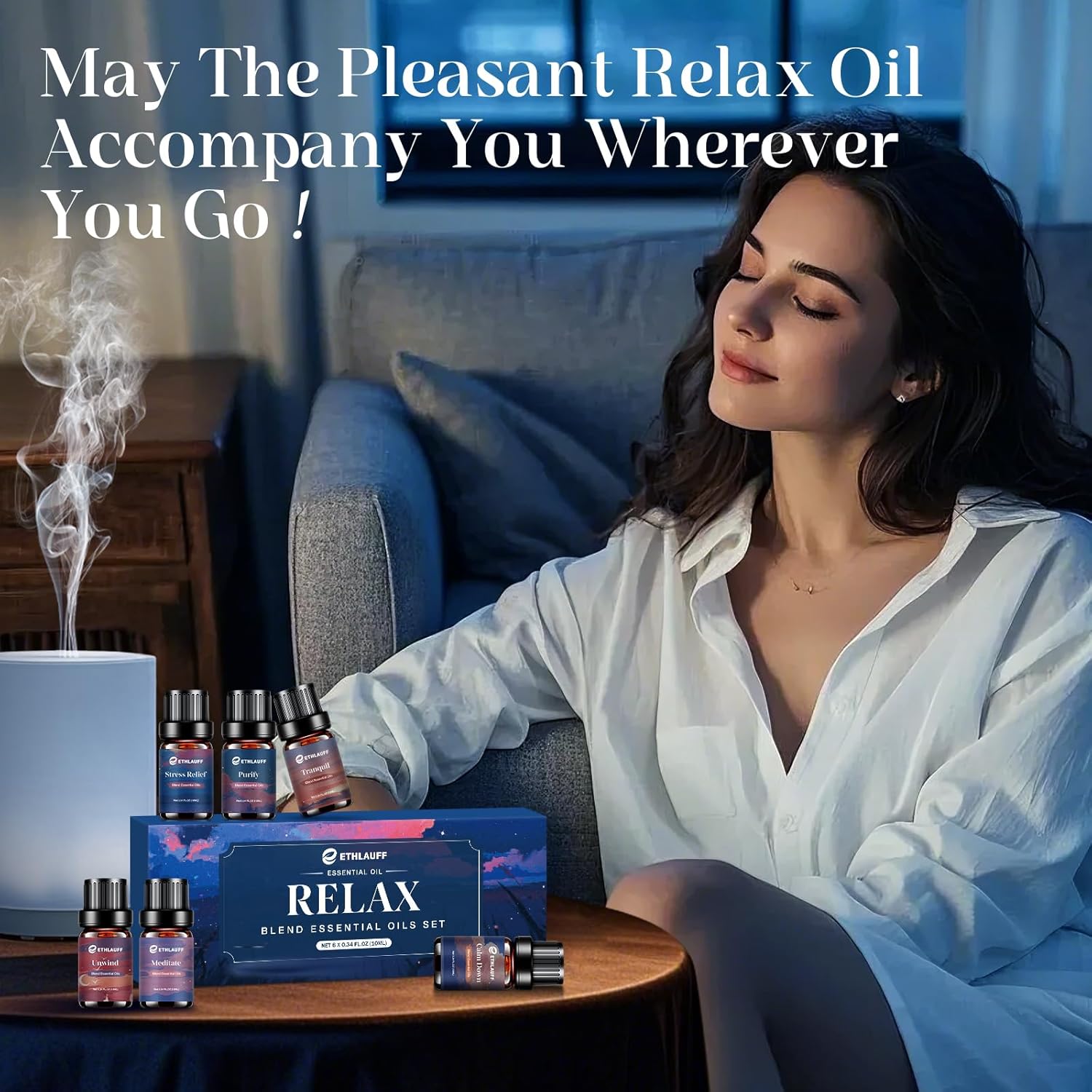 Relax Diffuser Oil, Eessential Diffuser Oil for Home, Humidifiers, Candle Making, Aromatherapy