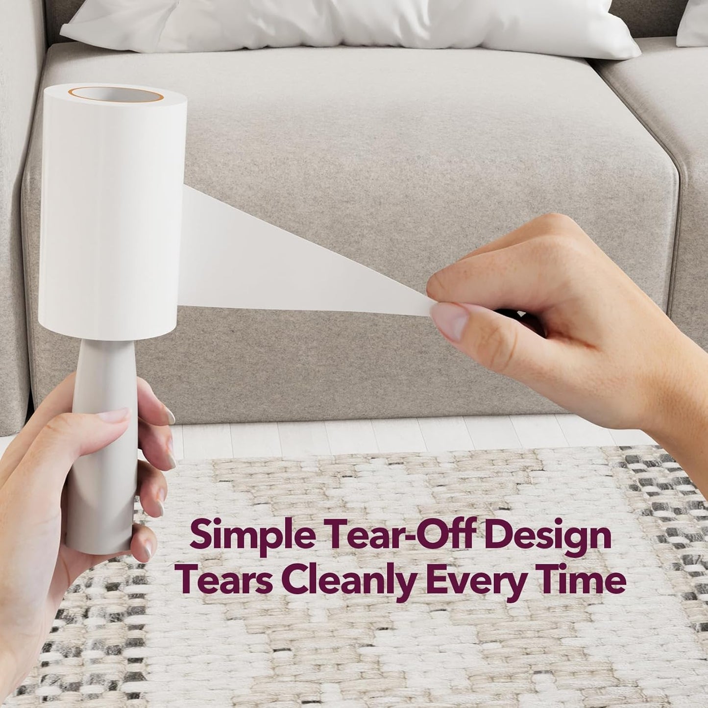 Lint Rollers for Pet Hair Extra Sticky, 880 Sheets Mega Value Set Lint Roller with 4 Upgraded