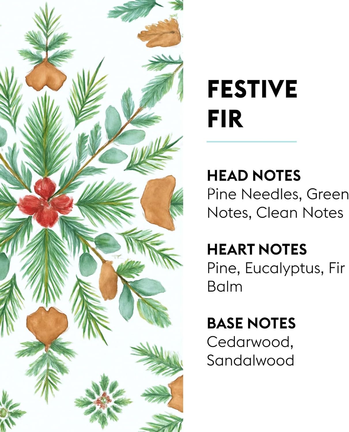 MAISON BERGER - Festive Fir - Lampe Berger Fragrance Refill for Home Fragrance Oil Diffuser - Air