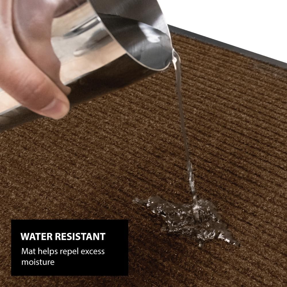 UNIMAT Traffic Guard Door Mat, 3´x 5´, Heavy Duty Waterproof Doormat, Stain and Fade Resistant