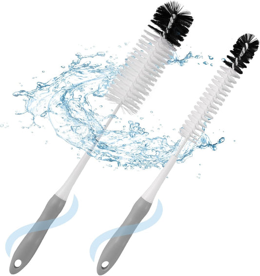 Bottle Cleaner Brush Set - Long Handle Bottle Brushes for Cleaning Narrow Neck Bottles, Beer, Wine