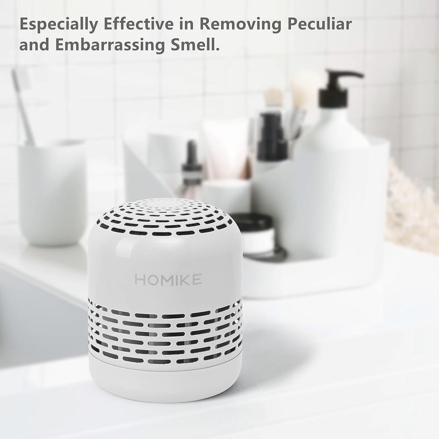 HOMIKE Refrigerator Deodorizer, Odor Eliminator,Last up to 10 Years for Car,Closet,Shoes