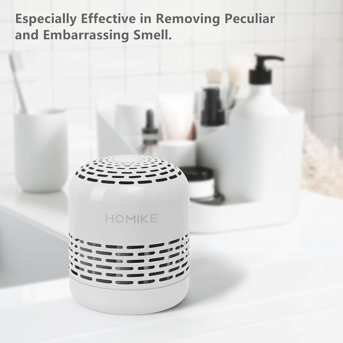 HOMIKE Refrigerator Deodorizer, Odor Eliminator,Last up to 10 Years for Car,Closet,Shoes