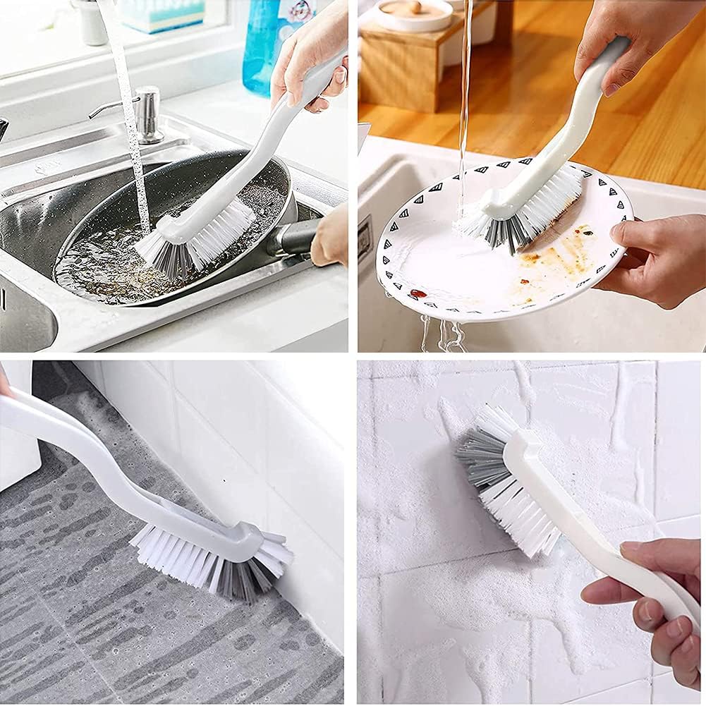 ELANE 10 Pcs Dish Scrub Brush Small Scrub Brushes for Cleaning,Kitchen Scrub Brush for