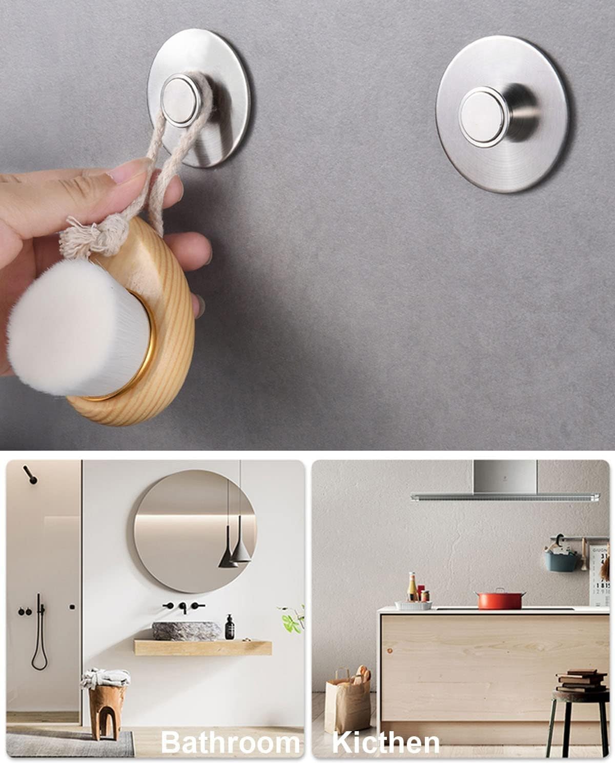2Pcs Magnetic Soap Savers for Bar Soap, Stainless Steel Soap Holder for Shower Wall and