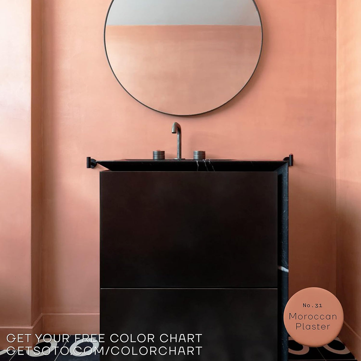 soto Pink Paint Touch Up, Multi-Surface, Matte Finish (No. 31 Moroccan Plaster) - 1.5 Ounces/45