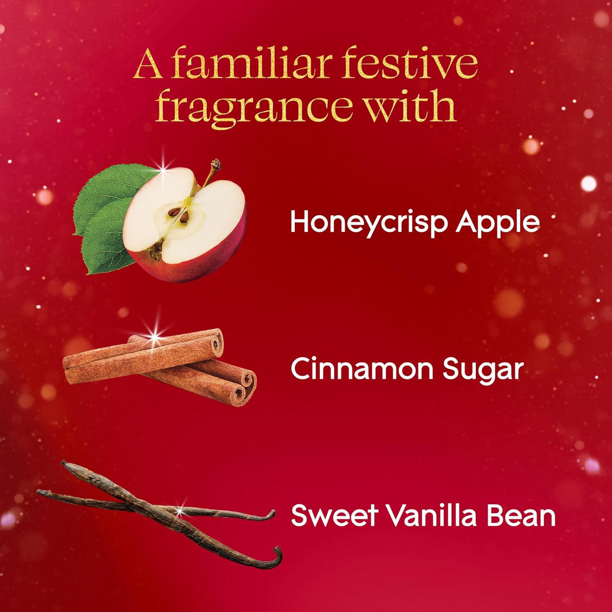 Glade PlugIns Refills Air Freshener, Warm Apple & Spices, Scented and Essential Oils for Home and