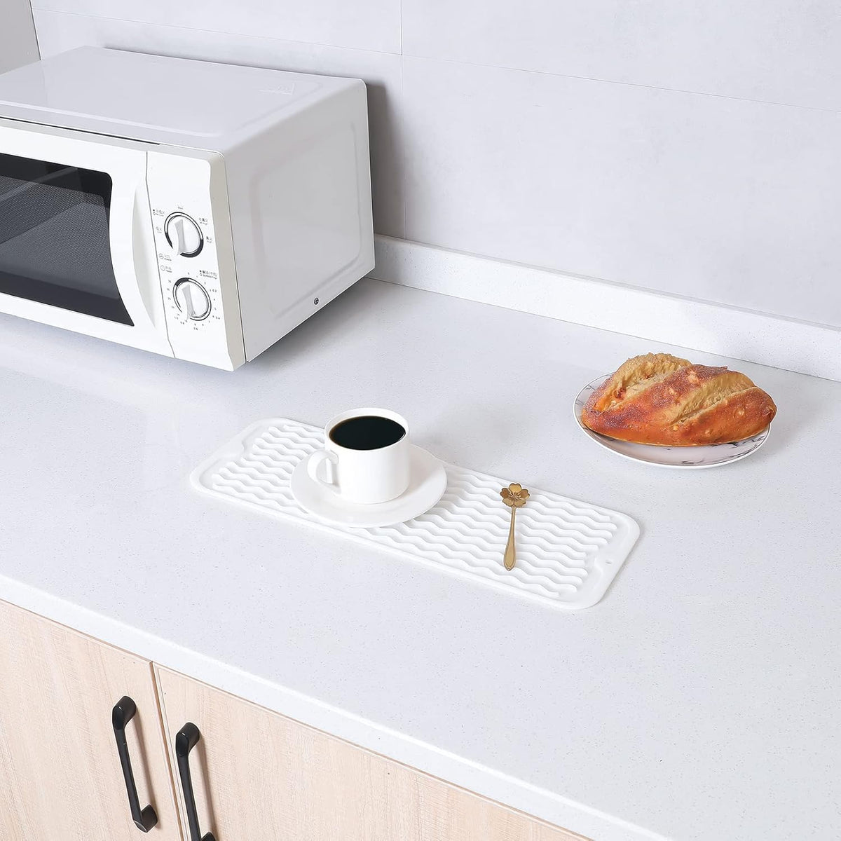 Silicone Dish Drying Mat for Multiple Usage,Easy clean,Eco-friendly,Heat-resistant Silicone Mat for