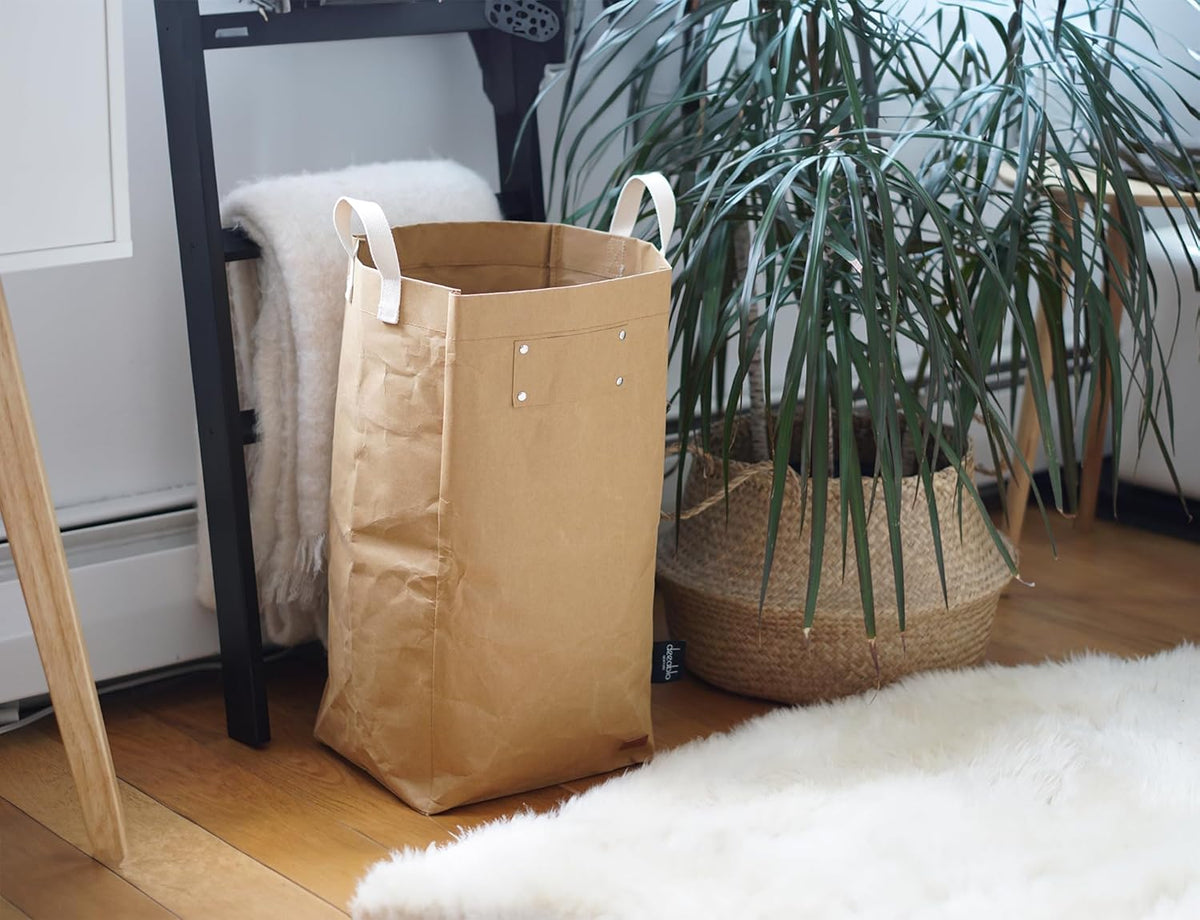 Deeablo New York Sustainable Reusable, Highly Versatile, Washable Paper Bag for Recycling