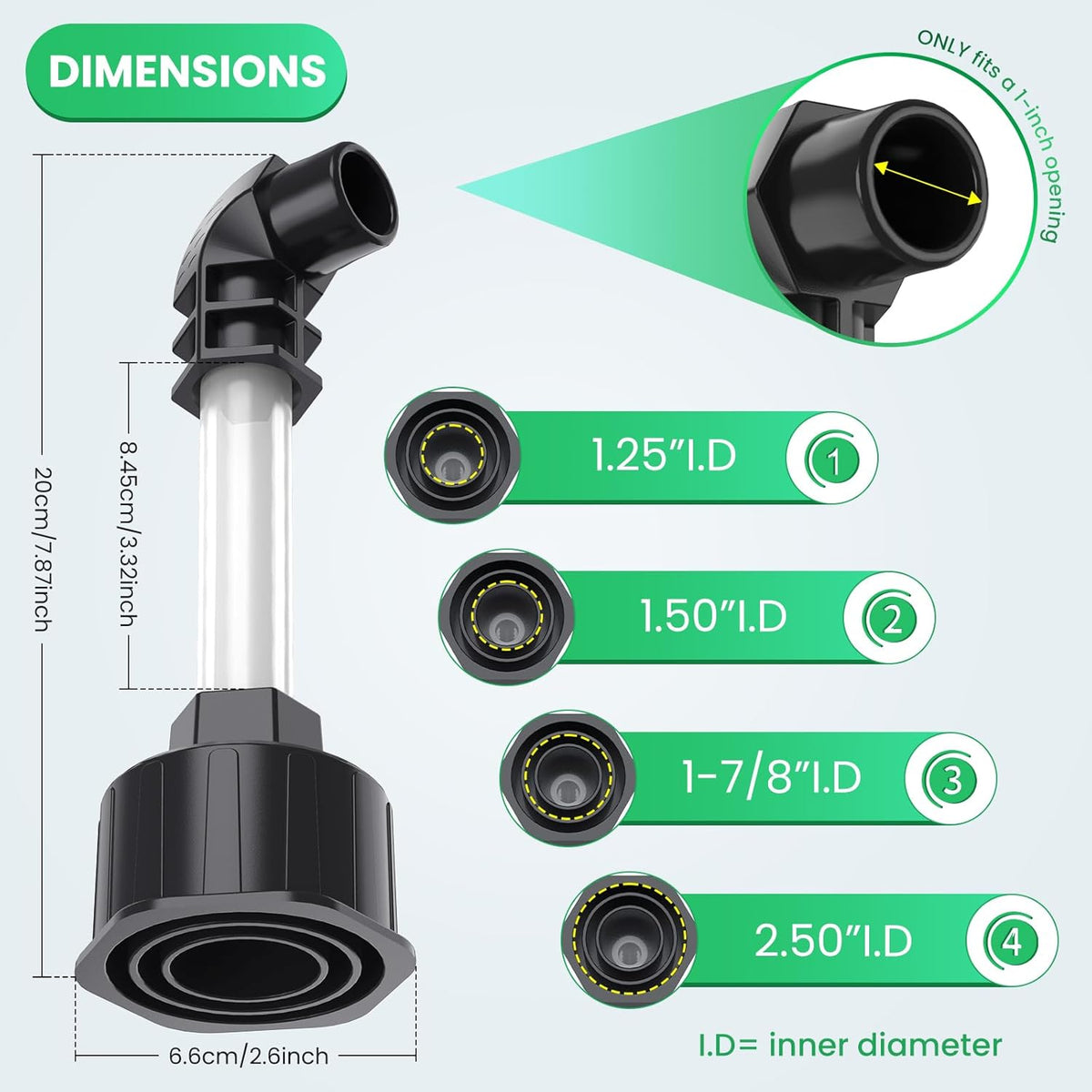 AC Drain Line Unclogger, HVAC to PVC Pipe AC Drain Line Cleaner Tool, A/C Condensate Drain Line