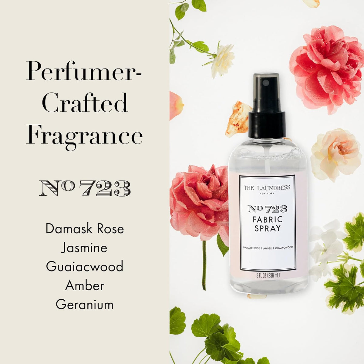 The Laundress No. 723 Fabric Spray, Wrinkle Release, Upholstery & Linen Spray, Fabric Refresher