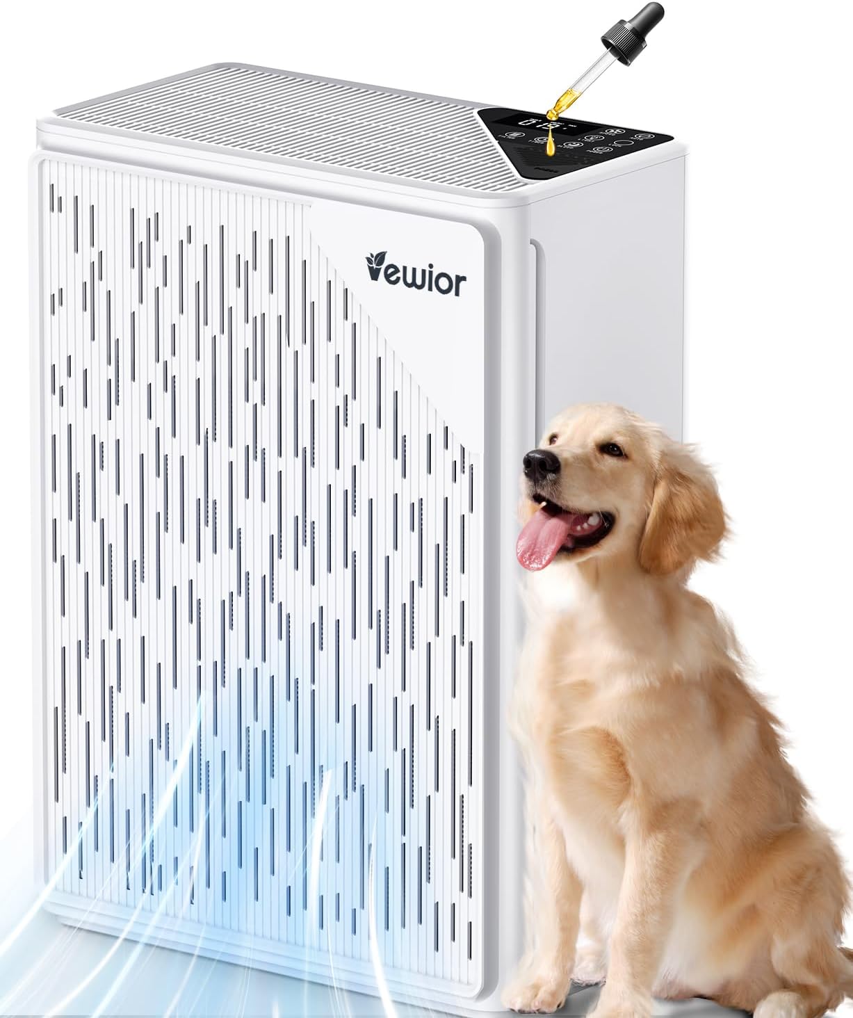 Air Purifiers for Home Large Room up to 2535ft², VEWIOR H13 True HEPA Air Cleaner for Bedroom with