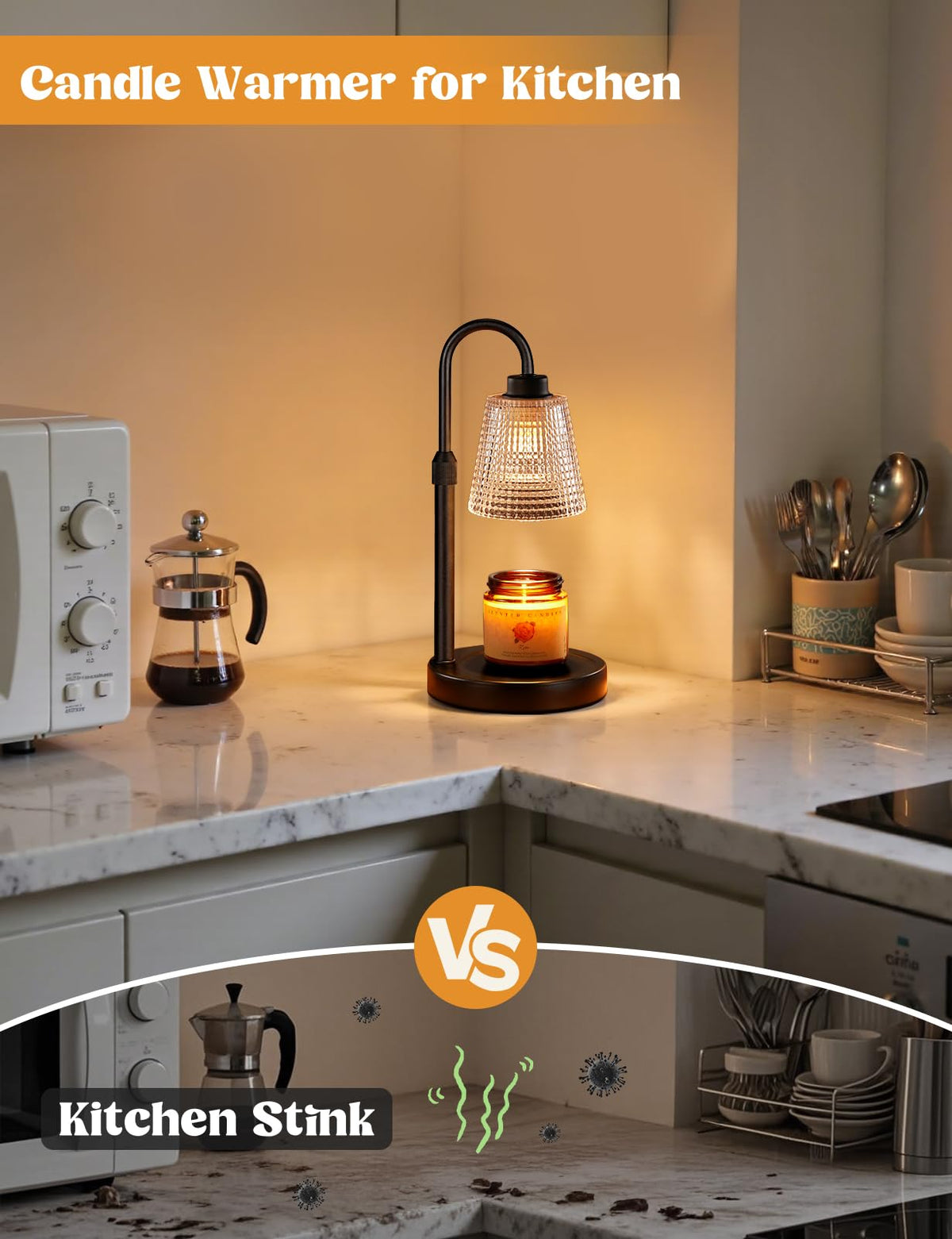 Innqoo Candle Warmer Lamp with Timer Home Decor Birthday Gifts for Women