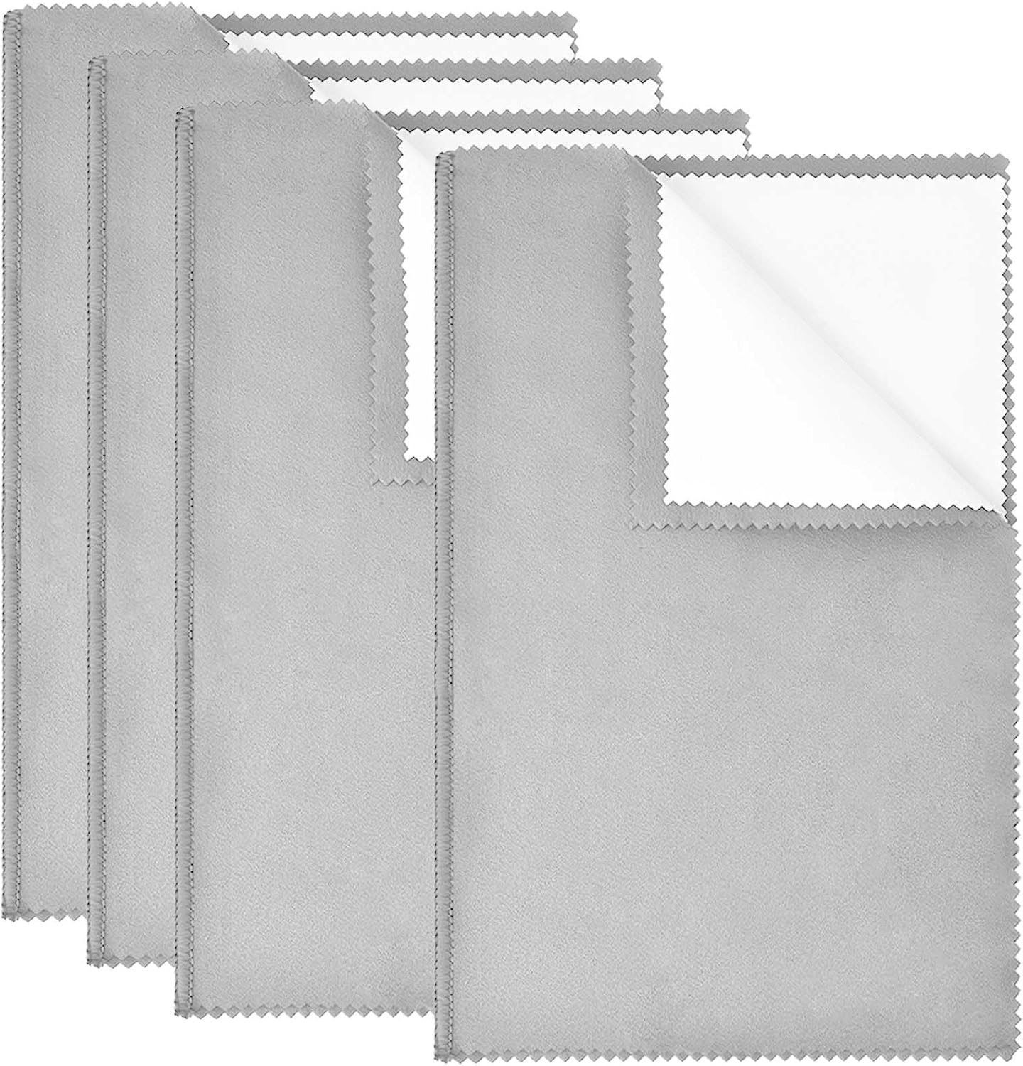 SEVENWELL Silver Polishing Cloth, Jewelry Cleaner Cloth for Sterling Silver Jewelry, Gold